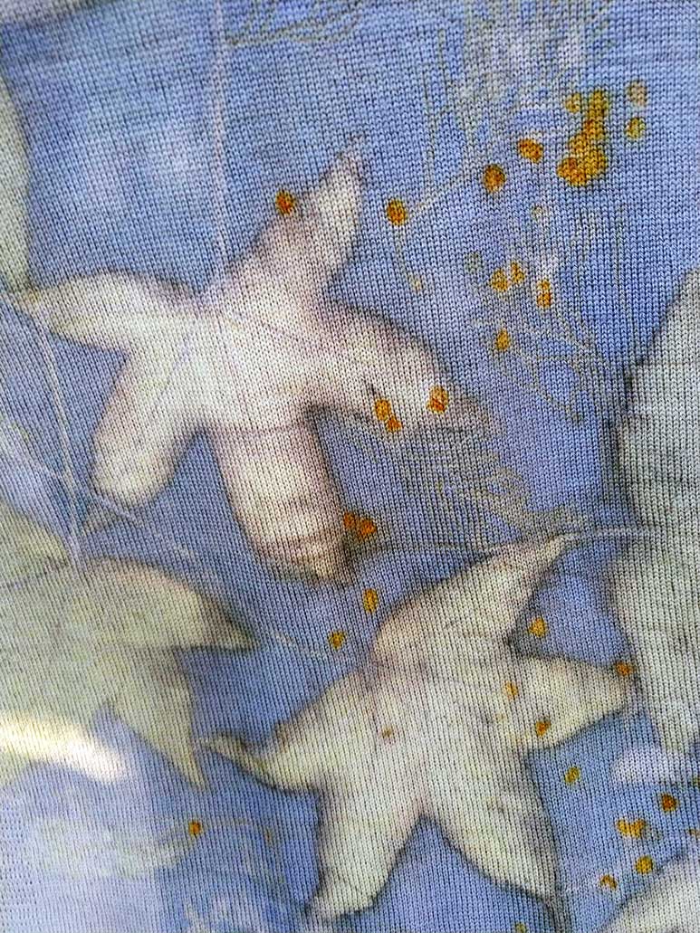 Stola lana merino ecoprint -L78-02
