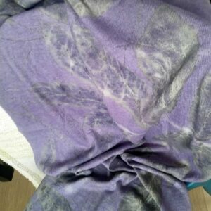 Stola lana cashmere ecoprint L117-01