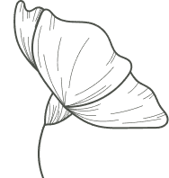 Fiore al tratto - ecoprint