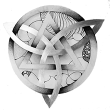 Mandala al tratto b/n