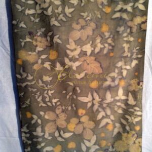Stola pura seta - Ecoprint Il sole crea