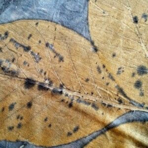 Stola in lana merino - Ecoprint - Silenziosa