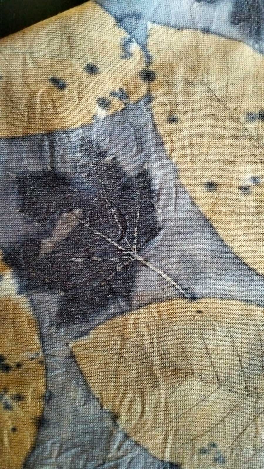 Stola in lana merino - Ecoprint - Silenziosa