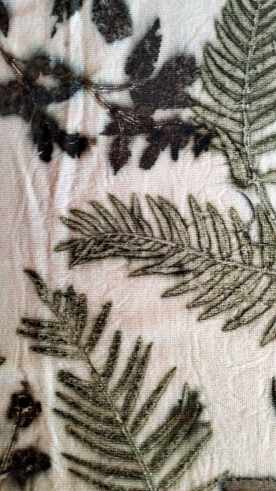 Stola in lana merino - Ecoprint - Gioiosa