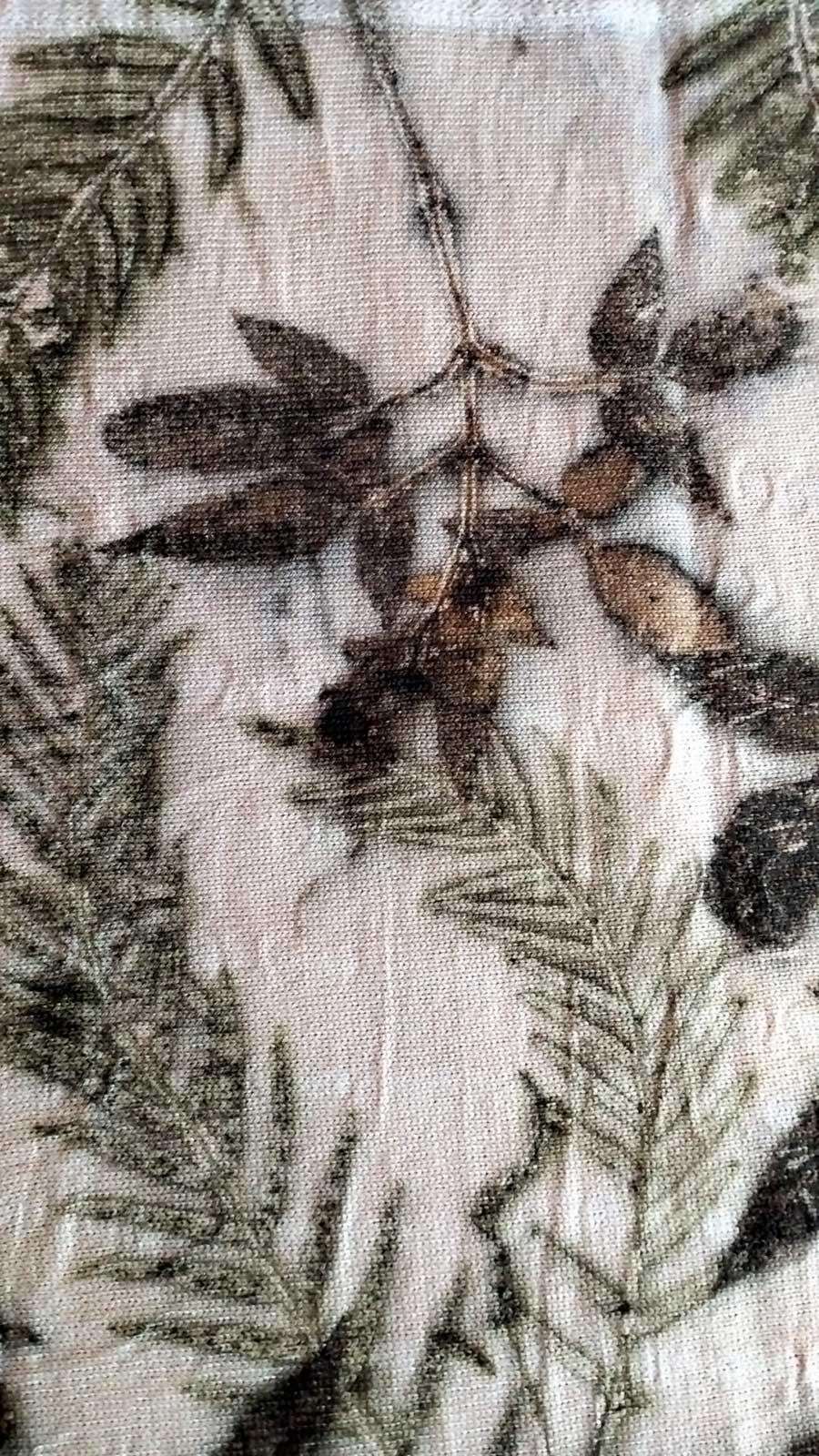 Stola in lana merino - Ecoprint - Gioiosa