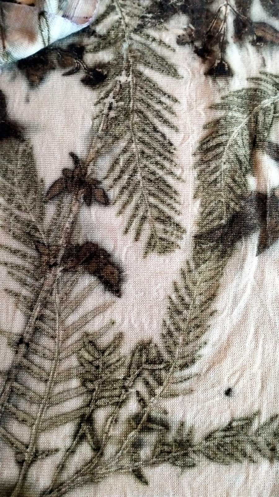 Stola in lana merino - Ecoprint - Gioiosa