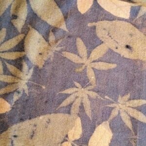 Stola in lana merino - Ecoprint - Gentilezza