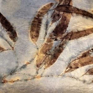 Stola in pura seta - ecoprint - Sogno