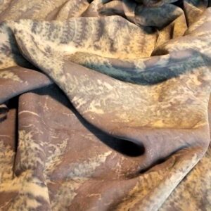 Stola in pura seta - ecoprint - Felciosa