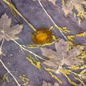 Stola in pura seta - ecoprint - Chicca piccola 3